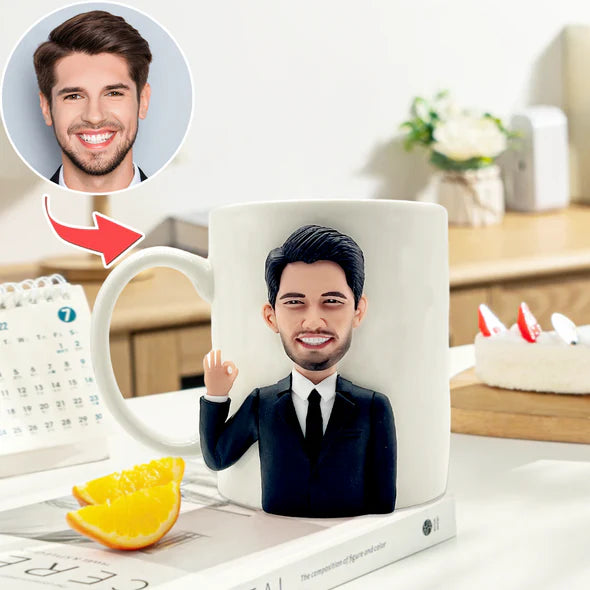 ספל עם בובה אישית